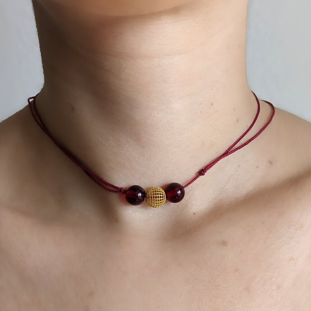 18k Choker Necklace
